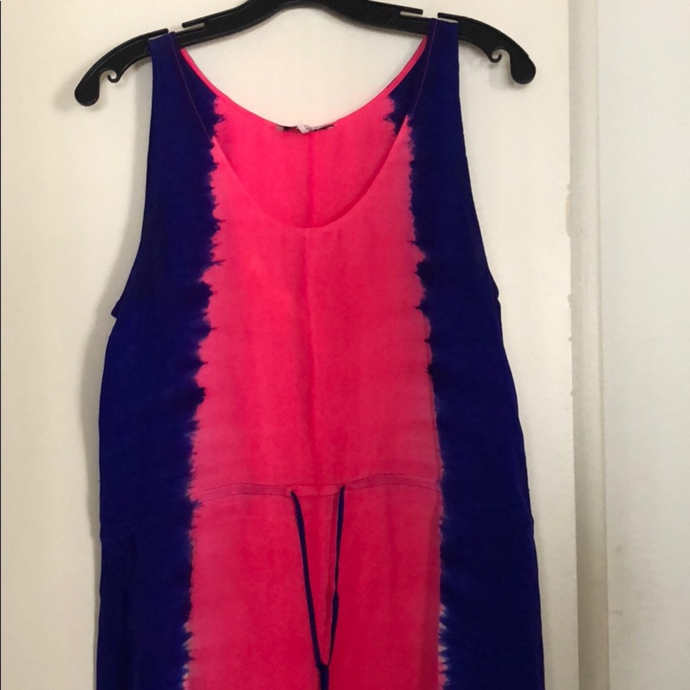 Sandro tie and die dress size 3 Sandro size L